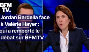 Jordan Bardella face à Valérie Hayer qui a remporté le débat ?