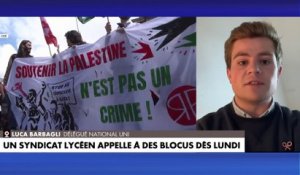 Luca Barbagli : «L’Union Syndicale Lycéenne devient un peu la marionnette de la France insoumise»