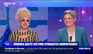 "Merci pour ce que vous faites": le message de Sandrine Rousseau à la drag queen Minima Gesté, future porteuse de la flamme olympique à Paris