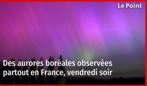 Des aurores boréales observées partout en France vendredi soir