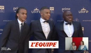 L'arrivée de la famille Mbappé - Foot - Trophées UNFP
