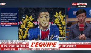 Kylian Mbappé s'est présenté devant le Virage Auteuil - Foot - L1 - PSG