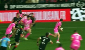 TOP 14 - Essai de Lester ETIEN (SFP) - Stade Toulousain - Stade Français Paris