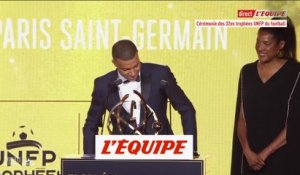 Kylian Mbappé (PSG) sacré pour la cinquième fois meilleur joueur de Ligue 1 - Foot - Trophées UNFP