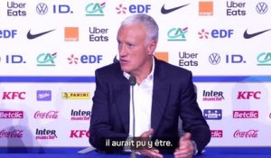 France - Deschamps : "Barcola ? Je n'ai pas attendu le match de Nice"