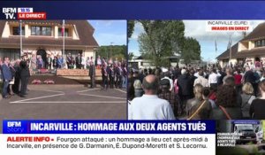 La Marseillaise entonnée à l'hommage aux deux agents pénitentiaires tués lors de l'attaque d'un fourgon dans l'Eure
