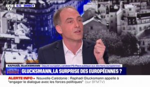 Montée dans les sondages pour les européennes: "Mon objectif est de continuer la dynamique qu'on a installée", réagit Raphaël Glucksmann