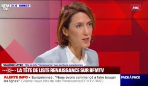 "Tout montre qu'ils veulent sortir de l'Europe": Valérie Hayer, tête de liste Renaissance aux Européennes, au sujet du Rassemblement National
