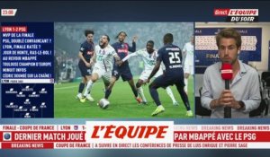 le PSG sacré face à l'OL pour la dernière de Mbappé - Foot - Coupe