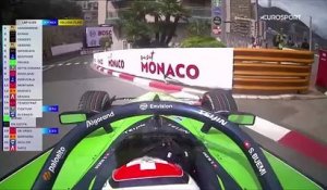 Evans et Jaguar à la parade, Mortara dans le mur : les temps forts de Monaco