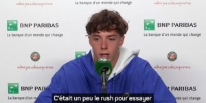Roland-Garros - Cazaux : "J'ai donné le meilleur de moi-même avec les armes du moment"