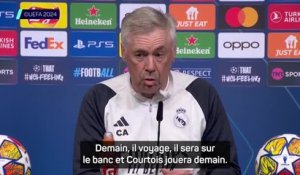 Real Madrid - Ancelotti : “Courtois jouera demain”