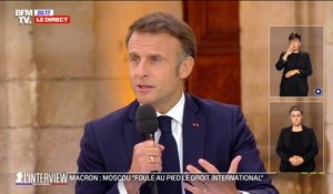 Emmanuel Macron: "La Russie a un peu trahi le message de la Libération et du Débarquement"