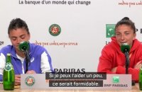 Roland-Garros - Errani : "Si je peux aider un peu Paolini, ce serait formidable"