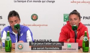 Roland-Garros - Errani : "Si je peux aider un peu Paolini, ce serait formidable"