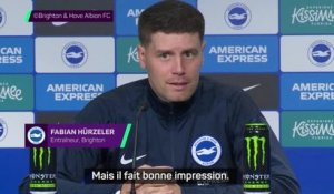 Brighton - Hürzeler sur le retour de March: "Il fait bonne impression et avance pas à pas"