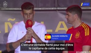 Espagne - Morata : “C'est une véritable fierté d'être le capitaine de cette équipe”