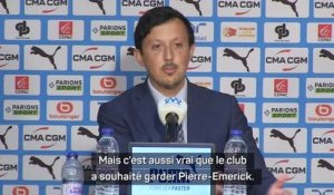 Marseille - Longoria voulait garder Aubameyang et confirme des contacts avec Alexis Sánchez