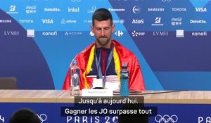 Paris 2024 - Djokovic : "Le plus grand succès de ma carrière"