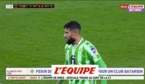 Nabil Fekir va quitter le Betis Séville - Foot - Transferts - ESP