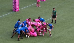 TOP 14 - Essai de Kitione KAMIKAMICA (RCV) - Stade Français Paris - RC Vannes