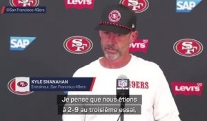 49ers - Shanahan, Purdy et Kittle frustrés par les échecs sur les 3ème tentatives