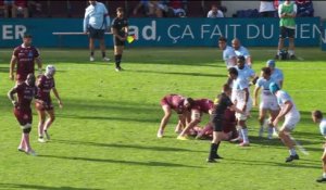 TOP 14 - Essai de Cyril Cazeaux (UBB)- Union Bordeaux-Bègles - Aviron Bayonnais