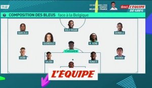 Avec Kolo Muani, Digne et Guendouzi d'entrée - Foot - Bleus