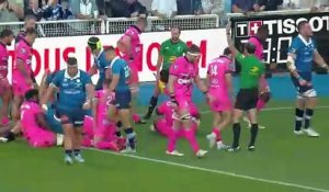 TOP 14 - Essai de Gauthier MARAVAT (CO) - Castres Olympique - Stade Français Paris