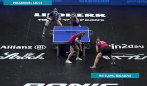 Le replay de la finale du double dames - Tennis de table - Championnats d'Europe