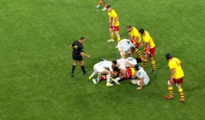 TOP 14 - Essai de Nolann LE GARREC (R92) - Racing 92 - USA Perpignan