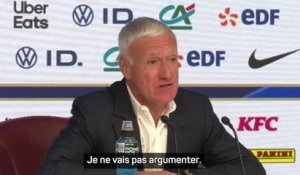 Bleus - Deschamps se prive de Mbappé : "C'est mieux comme ça"