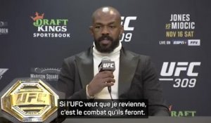 UFC 309 - Jones : "Je veux Pereira !"