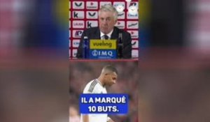 Real Madrid - Ancelotti : "Mbappé est bien plus qu'à 1% de ce qu'il montrait au PSG"