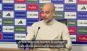 City - Guardiola : "Beaucoup de choses resteront dans les mémoires"