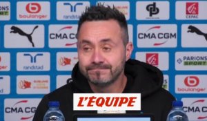 De Zerbi : «Très content que Luiz Felipe soit arrivé» - Foot - L1 - OM