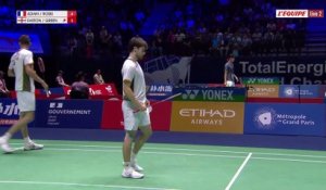 Le replay du 1er tour du double Adam/Rossi - Badminton