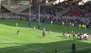 TOP 14 - Essai de Davit NINIASHVILI (LOU) - LOU Rugby - Montpellier Hérault Rugby