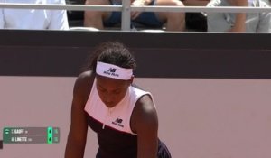 Rome - Gauff de haute lutte