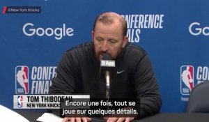 Knicks - Thibodeau : "Il faut faire plus de plays décisifs"
