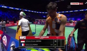 Le replay du 1er tour de Toma Junior Popov - Badminton