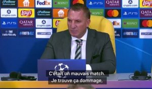 Celtic - Rodgers : "La Ligue des champions, c'est plus que ça"