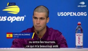 US Open - Alcaraz : “J’ai pris des jours entre les tournois, ça me permet d’être plus régulier”