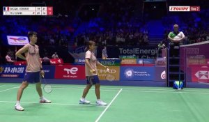 La paire Gicquel/Delrue en quarts - Badminton