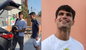 Tennis - Queen's 2025 - Carlos Alcaraz est arrivé au Queen's, une semaine après son sacre à Roland-Garros
