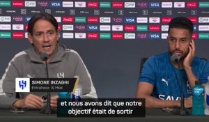 Al Hilal - Inzaghi "très fier" de retrouver Manchester City