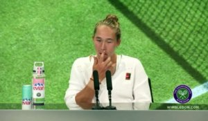Wimbledon 2025 - Mirra Andreeva : "Je ne sais pas combien de kilos de fraises j'ai mangés ici..."