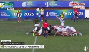 L'Afrique du Sud rejoint la Nouvelle-Zélande en finale - Rugby - Coupe du monde U20