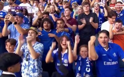 L'ouverture du score de Chelsea face au Bayer - Foot - Matches amicaux
