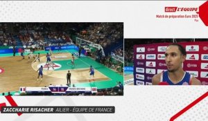 Zaccharie Risacher : « On a pris du temps pour démarrer la rencontre » - Basket - Amical - Bleus
